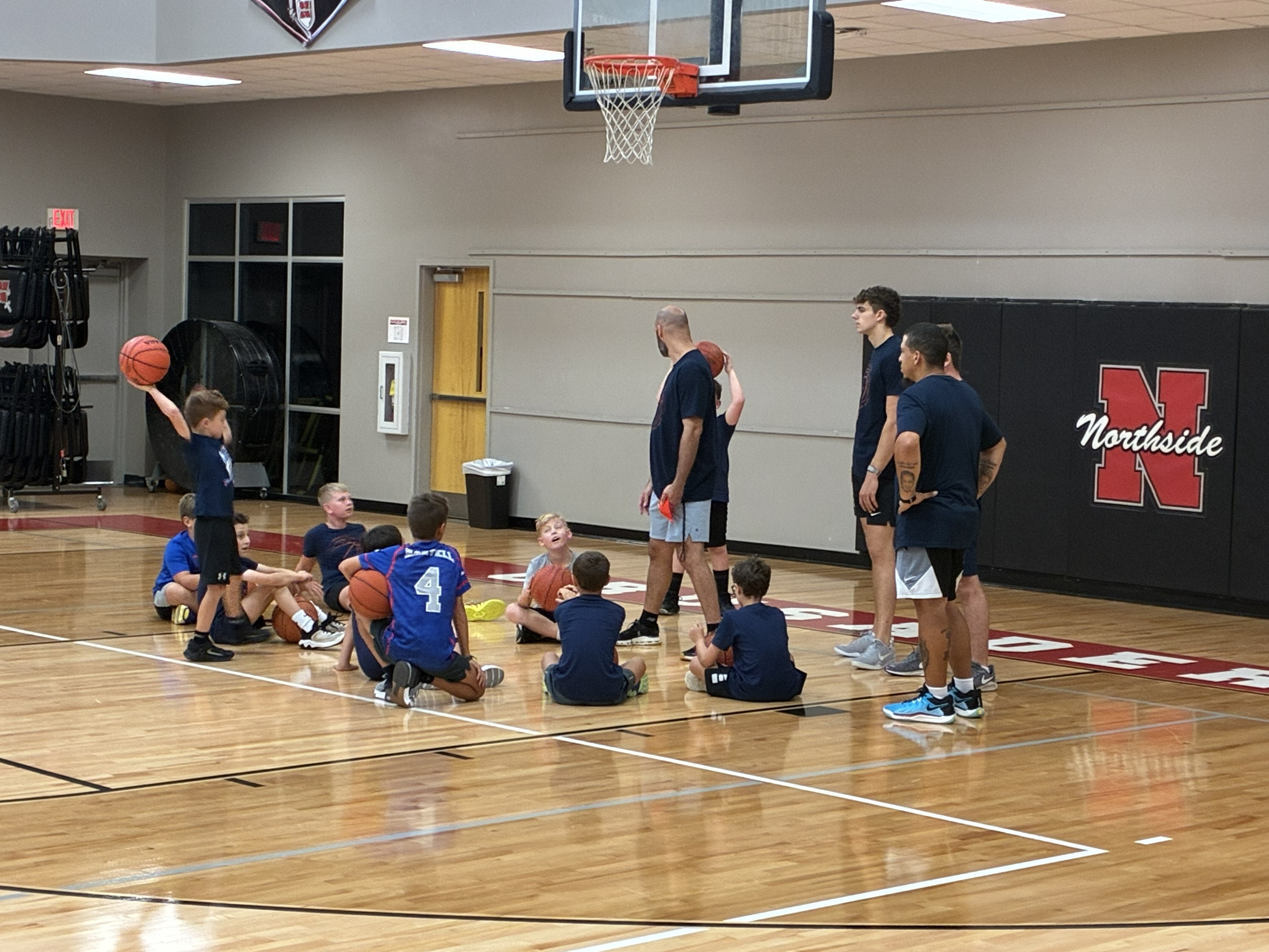 CBA4Youth basketball training session